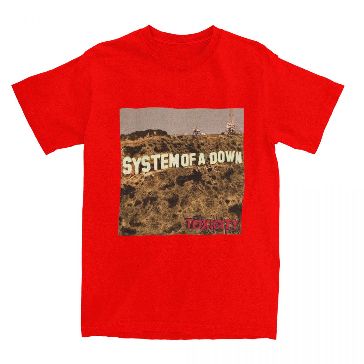 

Mens TShirt System Of A Down T Shirts Hip Hop Heavy Metal Rock Summer Tees Vintage Design 100 Cotton Clothes Birthday Present S