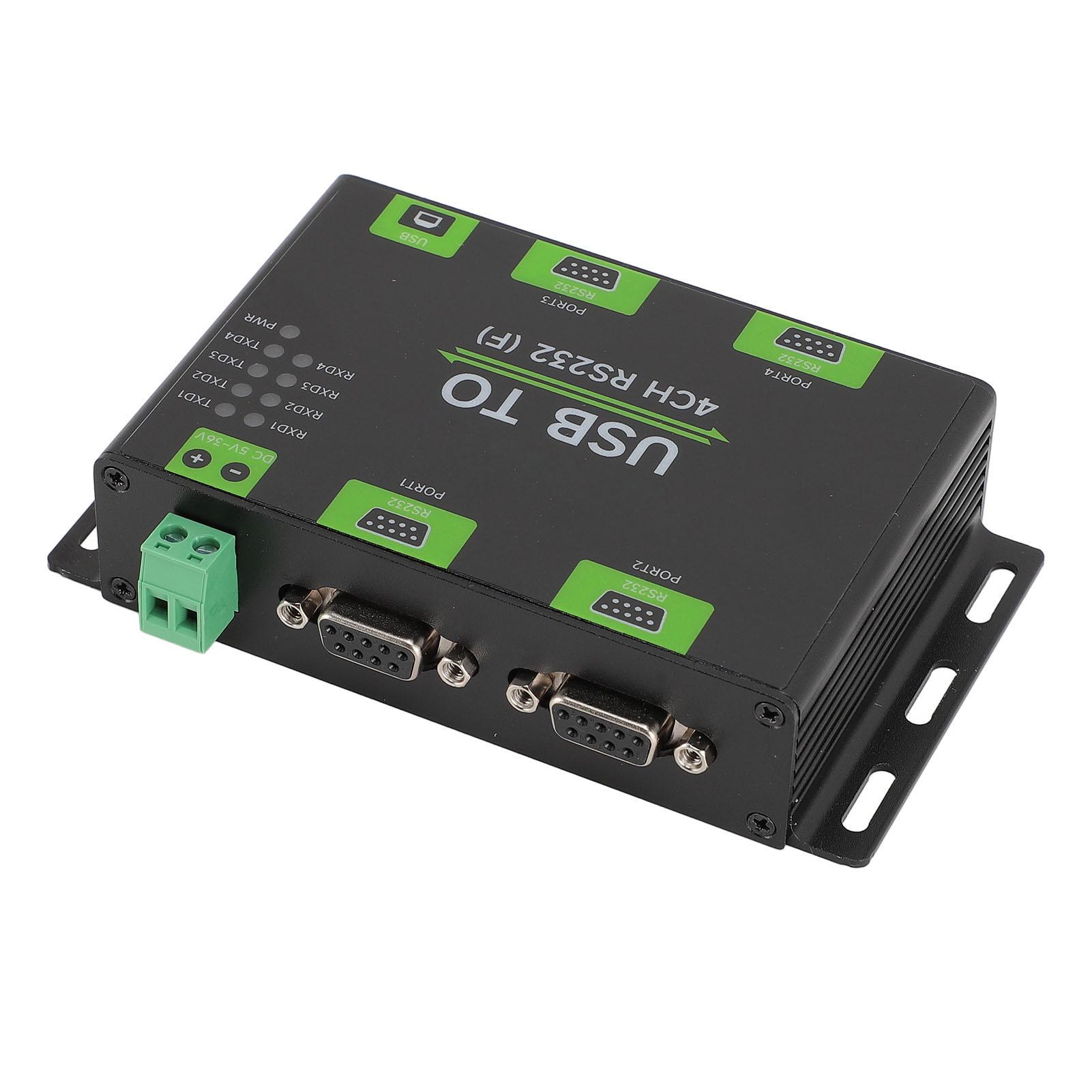 Промышленный изолированный USB-конвертер в RS232, профессиональный USB-конвертер в 4-канальный RS232 с гнездом типа мама .