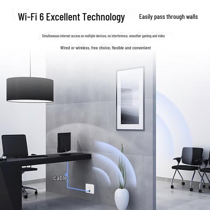 Huawei WiFi 6 Enterprise AP Panel - eKitEngine 5763S-12SW Indoor (CN Version)