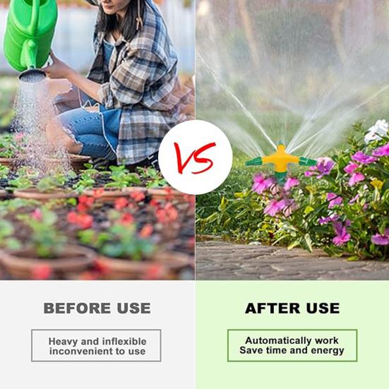 Large Area Coverage Adjustable Garden Watering System Easy To Install Sprinkler with