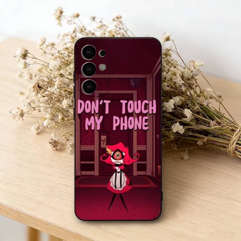 

H-Hazbin Hotel N-Niffty Phone Case For Samsung S25,S24,S21,S22,S23,S30,Ultra,S20,Plus,Fe,Soft Silicone Black Cover Samsung S26Plus