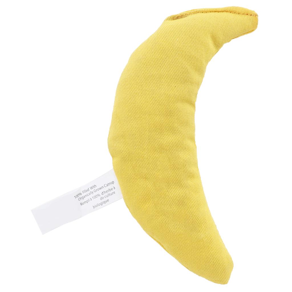 Giocattolo per Gatti a Forma di Banana Gialla con Erba Gatta, Gadget, Sollievo dallo Stress, Giocattoli per Gattini, Tela