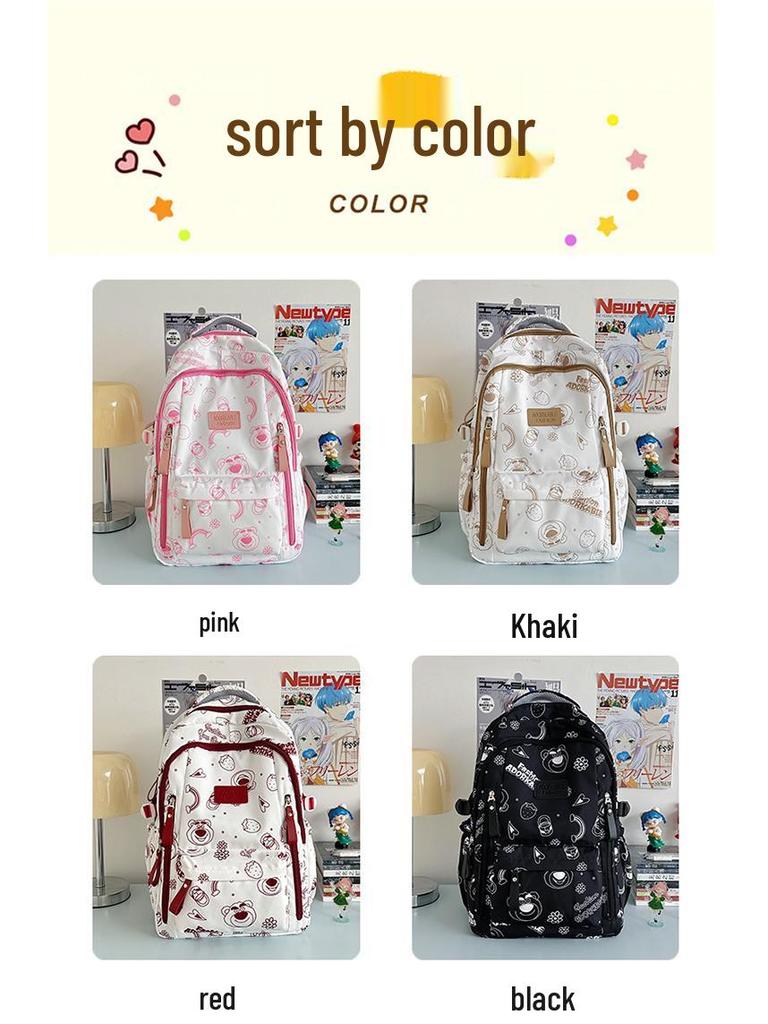 2025 Versatile Durable Backpack: Large Capacity for College & High School Students, Travel & Computer Use, Stylish Ins Design