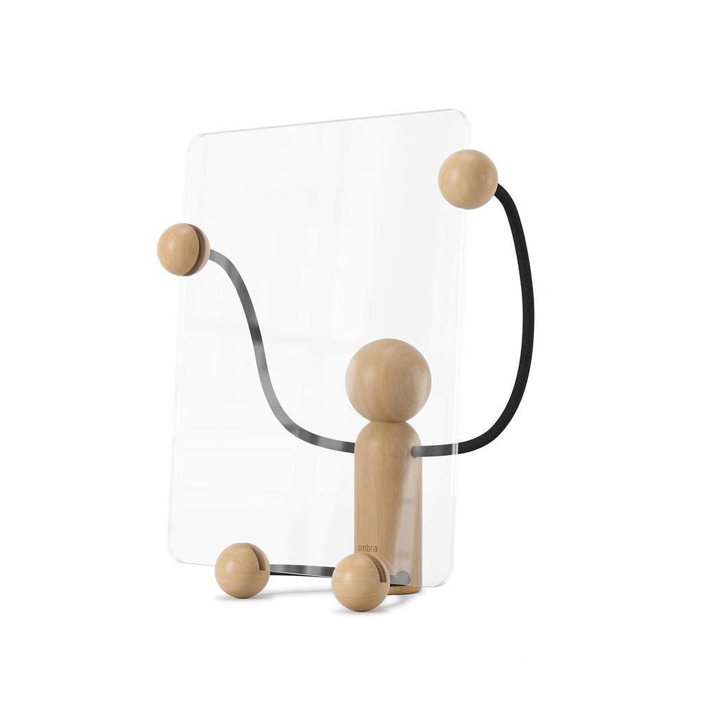 Umbra Wall Display, Photo Frame, Black/Natural, W30 X D25 X H11cm, WOODY, 21015612045