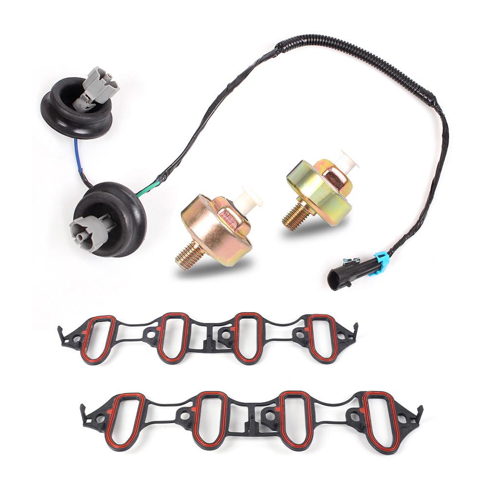 OEM 12589867 Dual Knock Sensor with Wiring Harness - Direct Fit for Chevy LS1 LS6 LQ9 4.8L 5.3L 6.0L Engines