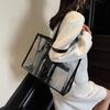 Transparent Large-capacity Shoulder Bag Women's New Jelly Mother Bag Popular Versatile Handbag Tote Bag