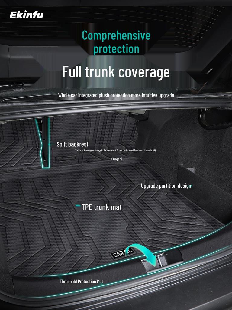 Volkswagen Lavida Pro Trunk Mat - Fits 26 Models, TPE Material, Tail Box Mat, Car Modification Accessory.