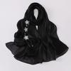 Handmade Flower Pendant Long Scarf Ethnic Headscarf For Women