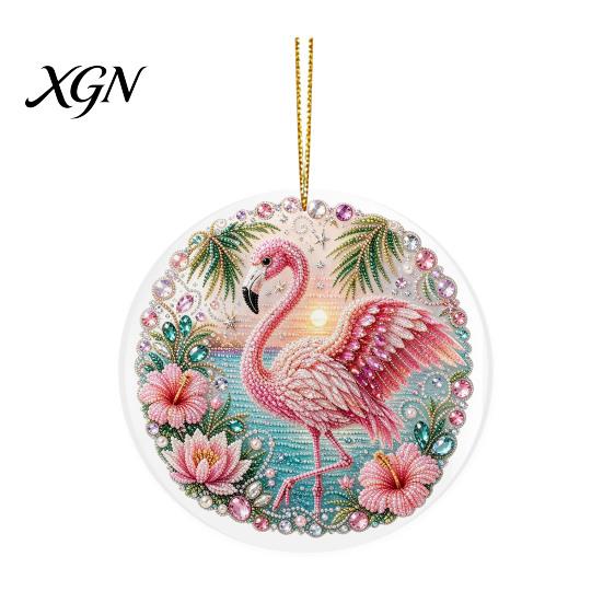 Acrylic Hanging Ornament Bird Decor, 2D Animal Shaped for Home, Transparent Wall Art Bedroom Office, Romantic Couple Gift Series