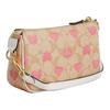 Coach Nolita 19 Classic Monogram Heart Print Zip Closure PVC Shoulder Bag Women Bags Light-Khaki Chalk-White CQ144-IMOTV