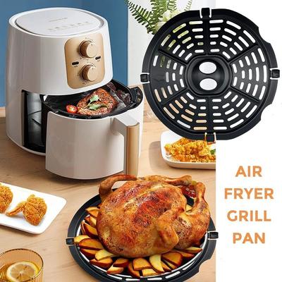 Kare Hava Fritöz Matı Yuvarlak Crisper Sepet Raf Parçaları Gıda Ayırıcı Pişirme Bölücü Mutfak