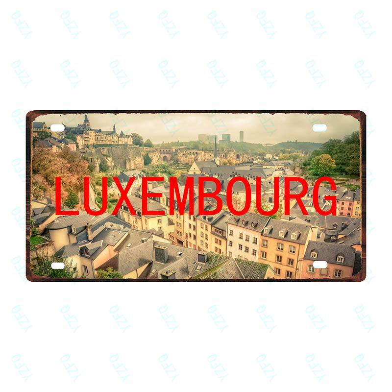 30X15cm City County Sign Plaque Metal Vintage Travel Souvenir Wall Home Cafe Shop Restaurant Decoration  Poster Cuadros DC-0085B