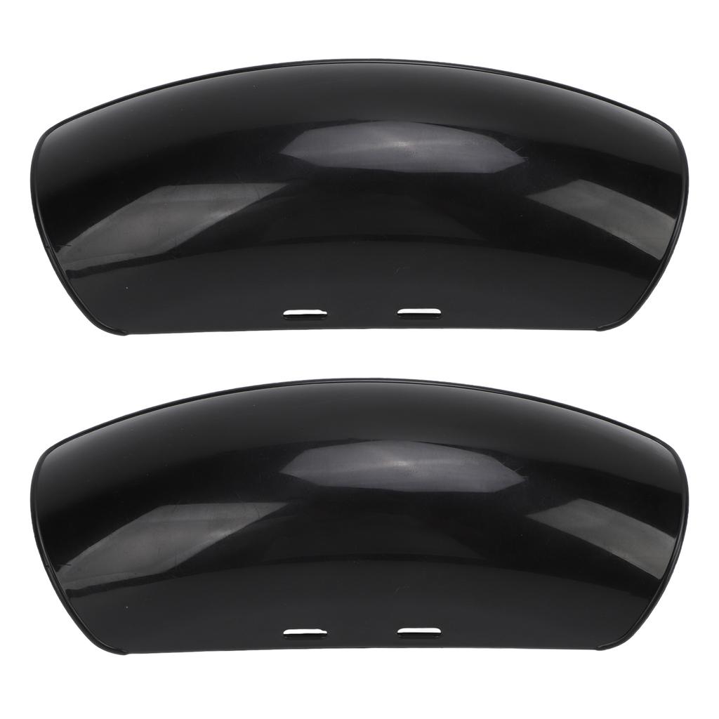 1 Pair Electric Wheelchair Mudguards Glossy Black Scratch Resistant Wheelchair Splash Guard Replacement Set