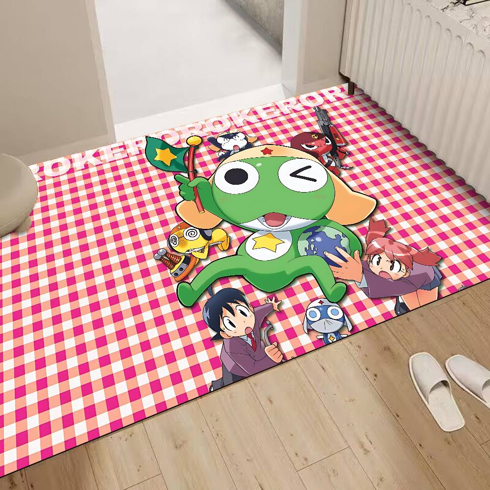 Anime Keroro Gunsou Frog Kitchen Mat Cheaper Anti-slip Modern Living Room Balcony Printed Modern Home Decor