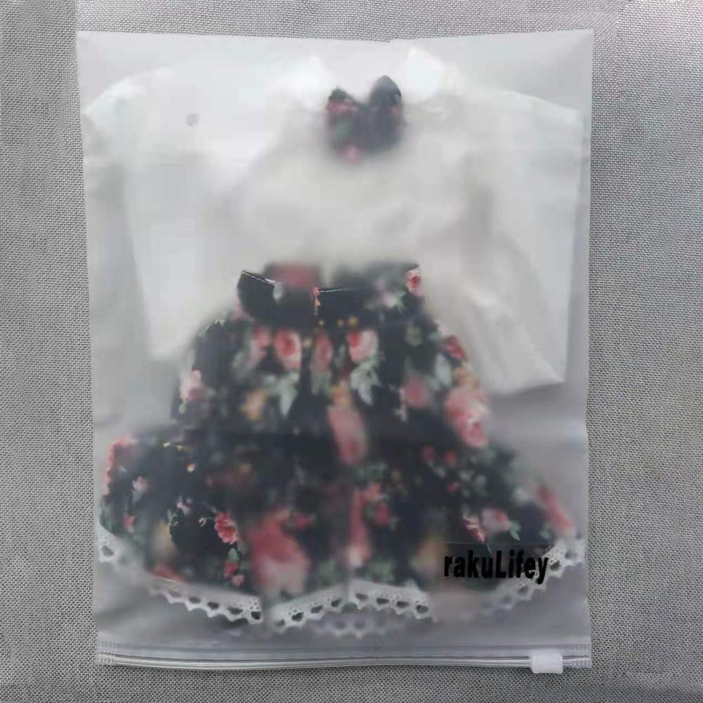 Rakulifey BJD Doll Set Set Doll 1/4 Dress-up (Hair Accessory, Dress, Skirt) - 3-Piece (1/4 Outfit)