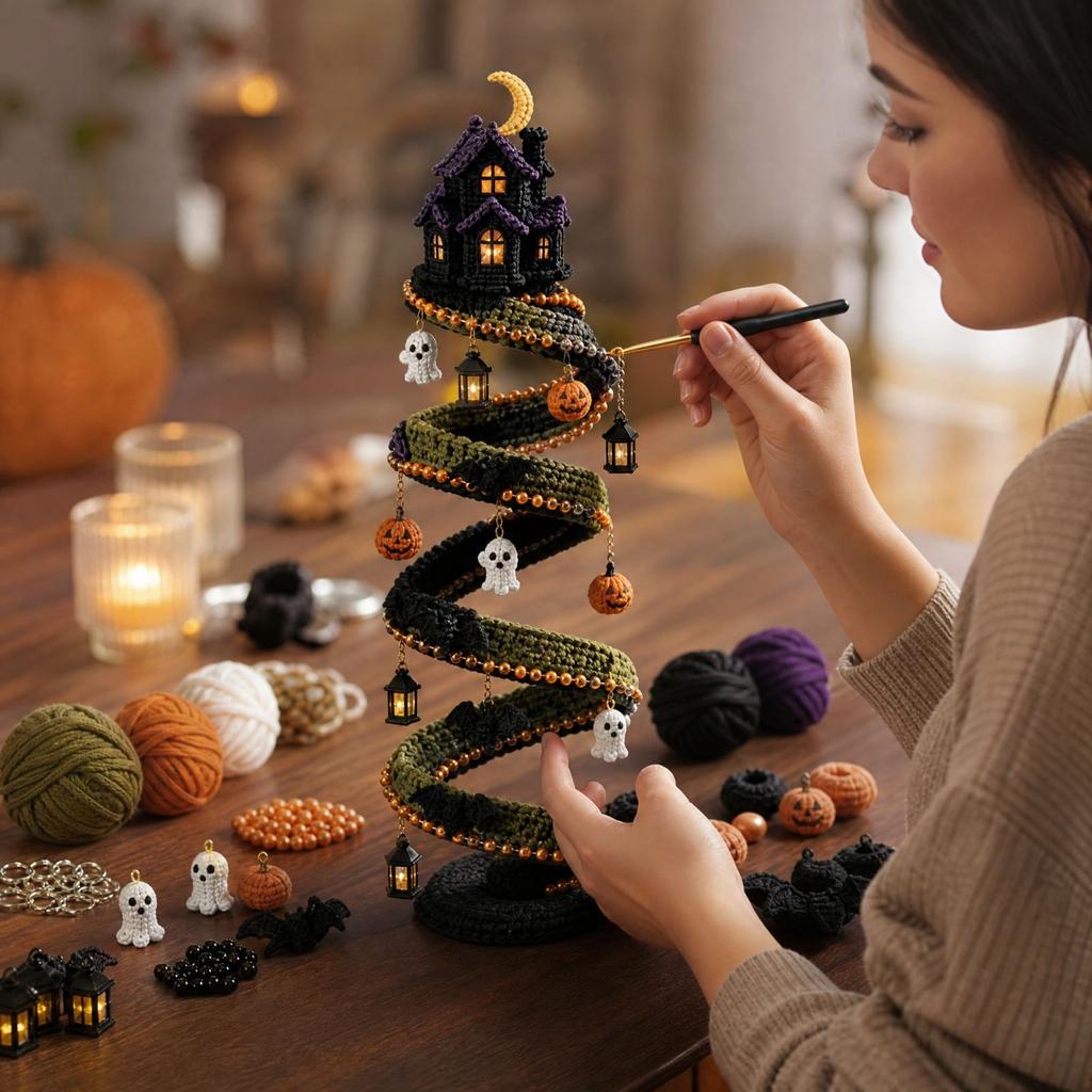 Halloween House Crochet Kit