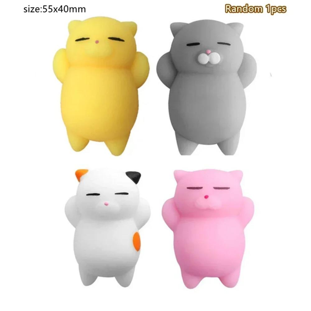 Sensory Toys Bean AntiStress Stretchy Strings Push It Squishy Chain Pops Cube Rainbow Ball Mini Squeeze Toy For Adults Kids Gift