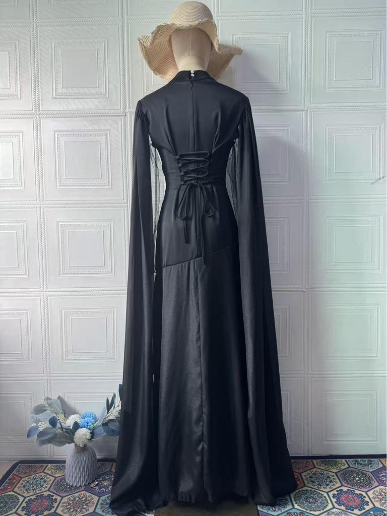 Elegant Autumn Fashion Dress 2025: Long Sleeve, European & American Style for Women