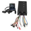 Electric Bike Motor Controller High Power Brushless Motor Speed Controller Kit with LCD Display Grip Handle Assist