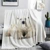 1 Pezzo Coperta in Flanella con Stampa Cartone Animato, Alta Qualità Confortevole per Tutte le Stagioni, Decorazione per la Casa, Calore e Comfort, Perfetta per Regalo di Natale Compleanno