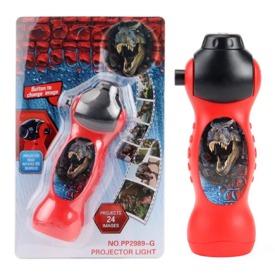 Dinosaur Projection Luminous Toy Set: Kids  Projector Flashlight  Storytelling Watch