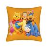 Lovely Cartoon Pillowcase Polyester Cushion Cover Gift Winnie The Pooh Pillow Case Cover Car Square 18'