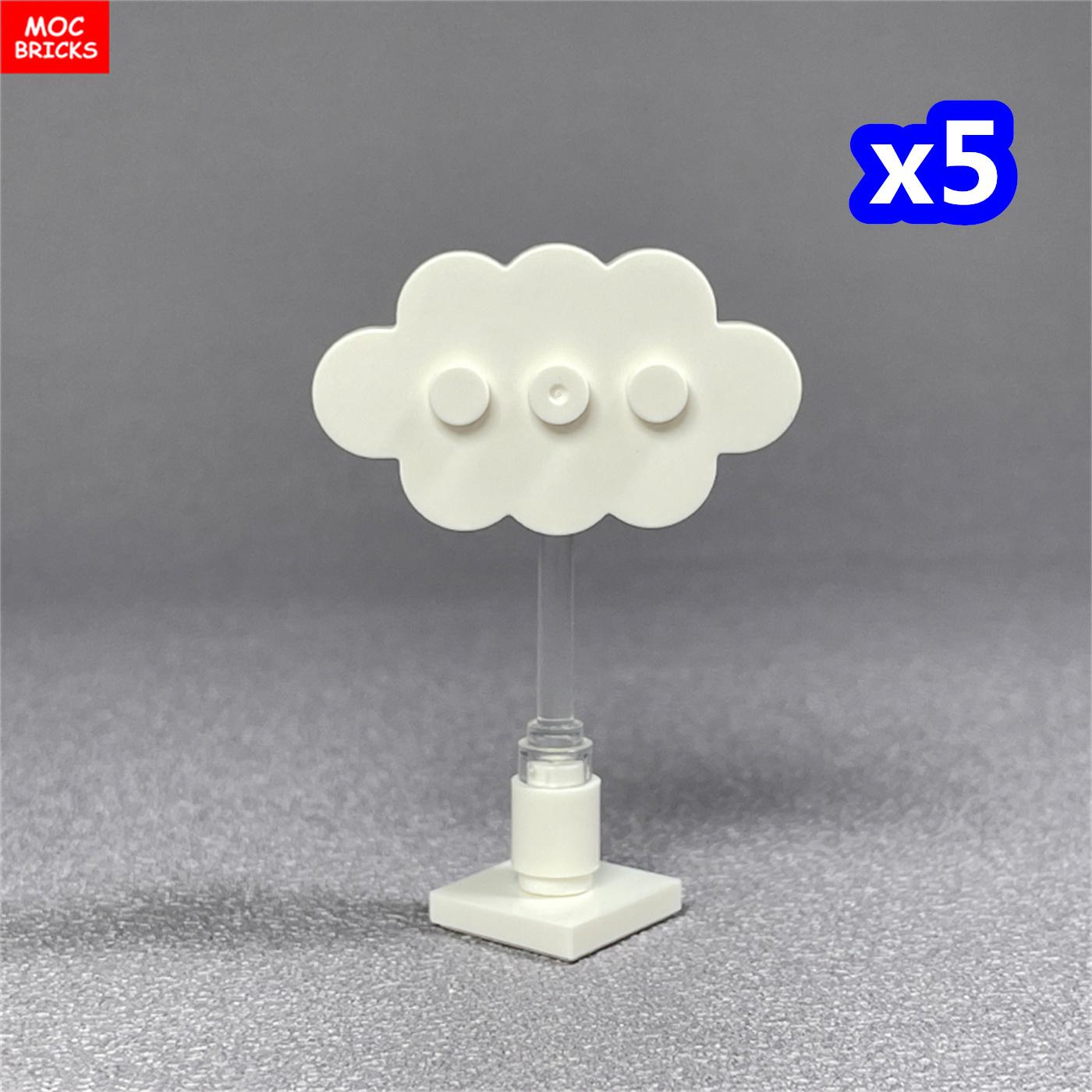

MOC Bricks Plate Unique 3 x 5 Cloud Maple Tree 35470 Architecture Farm View City Building Blocks Children Playthings