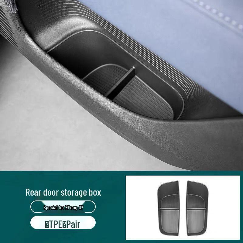 XPeng G7 Car Door Storage & Mat Set - Silicone TPE Accessories for 25 Models