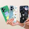 For Oppo Reno 15F CPH2801 Case For Oppo Reno15 FS CPH2801 Cover Cute Kawaii Luxury Fashion Flowers Cool Painted Silicone Casing