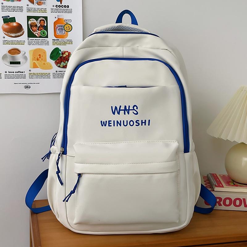 New Elementary School Schoolbag for Girls Junior High School Students Large Capacity Letter School Backpack Backpack