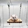 Pet Supplies Hamster Toys Solid Wood Platform Swing Wooden Molar Hanging Suspension Bridge