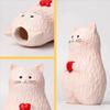 1PC Home Decor Funny Cat Shape Exquisite Ornaments Cat Lover Gifts Vase Small Sculpture Flower Pot Multifunctional 13x6x9cm