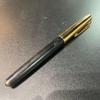Used PILOT Fountain Pen Black Gold Body K14