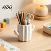 Creative Stationery Holder 3D Printed Cactus Pen Holder Cute Desk Organizer for Pencils Desktop Office Makeup Brushes Multifunctional Storage