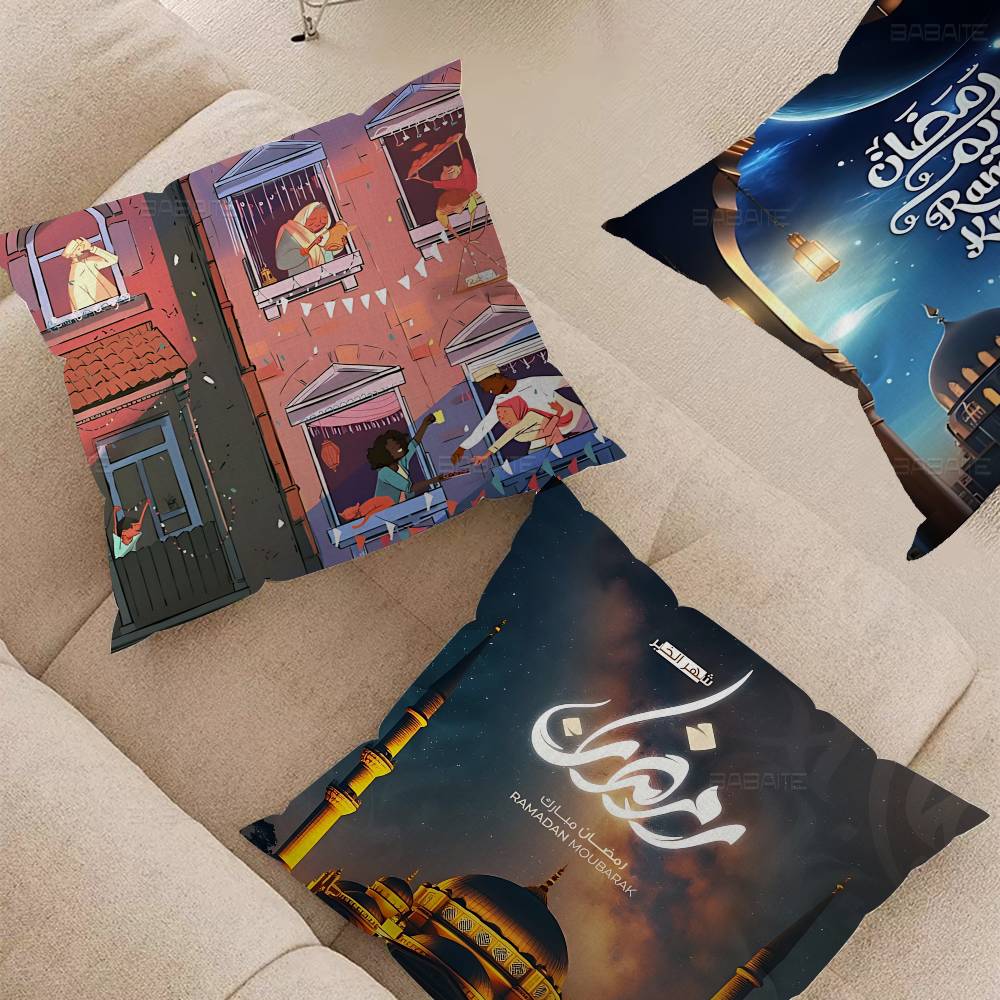 Classic Retro Festival Ramadan Pillow Cover For Bedroom Room And Living Room Sofa Decorative Cushion Cover