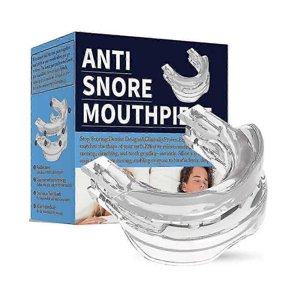 Adjustable Anti Snoring Mouthpiece Guard Anti Snore Sleep Apnea Teeth Grind