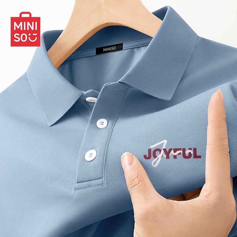 MINISO Men s Short Sleeve Polo Shirt M