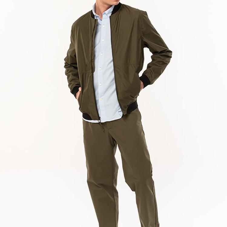 Timberland Jackets Men's Army Green Baseball Collar Moderate Pilot A29S9A58