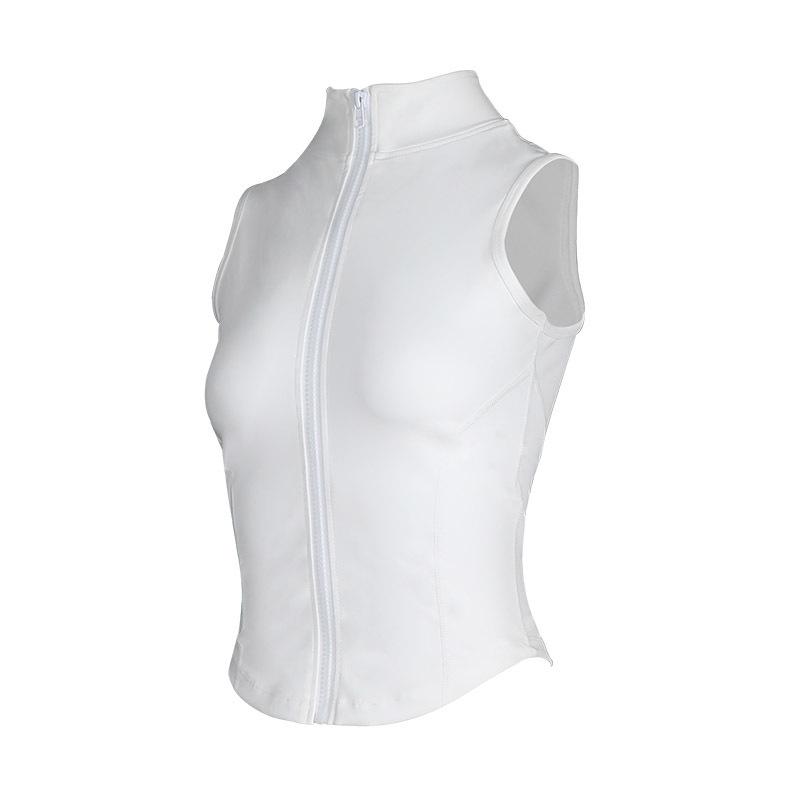 Stand-Collar Slim-Fit Fingerless Yoga Jacket - Long-Sleeve, Elastic, Zippered Running Wear