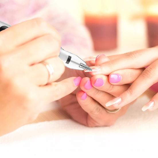 Yousheng Electric Nail Drill with 4 Bits 3 Speed UV Nail Lamp Nail Portable Cordless Acrylic Gel Nail Polish Removal Machine Manicure Pedicure Tool