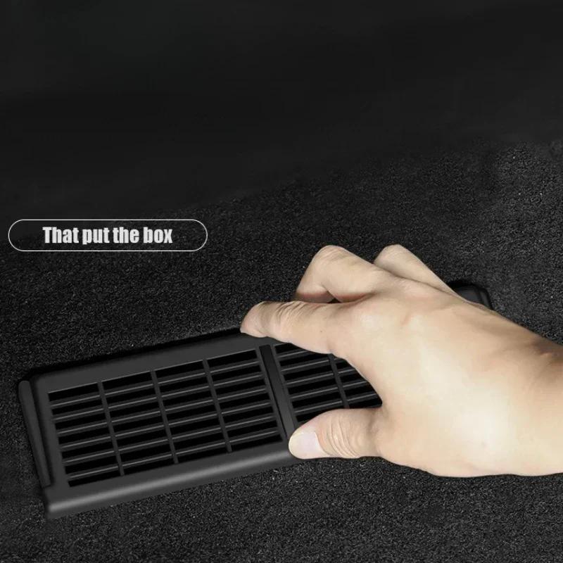For Tesla Model Y 2024 Accessory Under Seat Air Outlet Protective Cover Model 3 2024 Interior Refit Under Seat Air Outlet Cover
