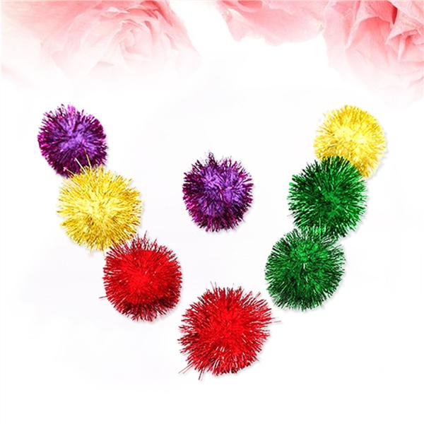 tinsel cat balls