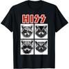 Raccoon Rock Music Band Concert Men Women Kids Funny Raccoon T-Shirt