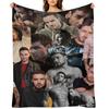 LiamPayne collage Throw Blanket Bed linens Retros Luxury St Giant Sofa Blankets