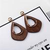 Geometric Earrings Korean Vintage Metal Acrylic Dangle Hanging Earring Brincos Simple Accessories for Women Jewelry