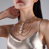 Fashionable Simple Trendy Elegant Pearl Chain Retro Necklace For Women