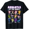 Axolotl Shirt Cute Axolotls Animals of the World Herpetology T-Shirt