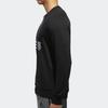 Adidas Fashionable Warm Round Neck Pullover Long Sleeve Sweatshirt Men Sweatshirt Black CX4948