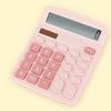 Office Calculator Accurate Portable Battery Powered Bright Color 12-Digit Solar Calculator Home