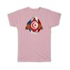 Gift T-Shirt : Tunisia French Flag Chest Tunisian